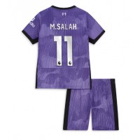 Maglie da calcio Liverpool Mohamed Salah #11 Terza Maglia Bambino 2023-24 Manica Corta (+ Pantaloni corti)